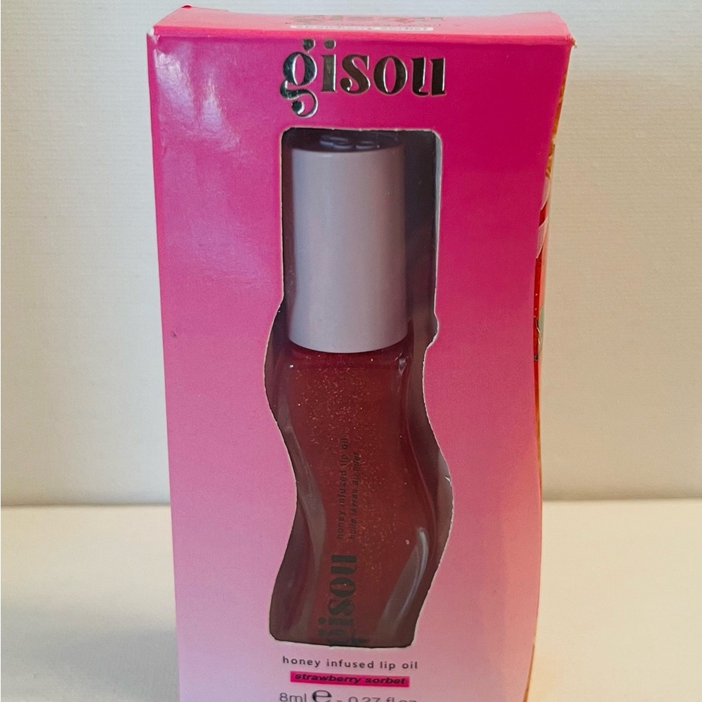 Gisou Honey Infused Lip Oil - Strawberry Sorbet - 8 ml / 0.27 fl oz